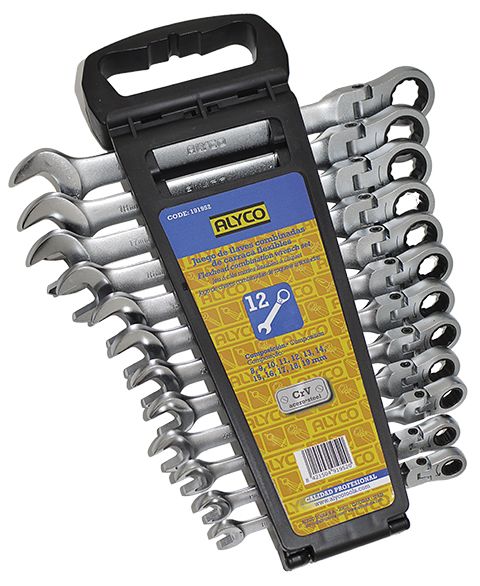JGO LLAVES COMBINADA CARRACA C/FLEX