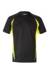 CAMISETA TÉCNICA BICOLOR NEGRO/VERDE LIMA